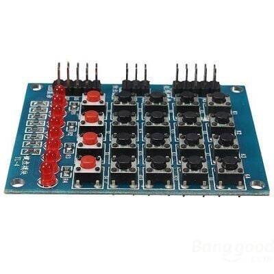 8 LEDli 4x4 Keypad Modul - Klaviatura Modul - 2