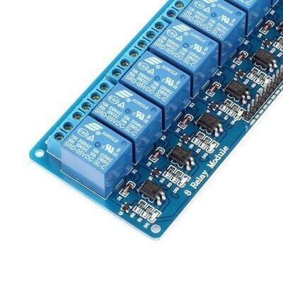 8′li 12V Rele Kartı - 8 Way 12V Relay Module - 4