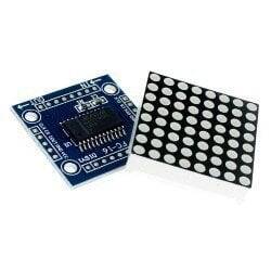 8x8 Dot Matrix Kartı-Ard-Arda Taxılabilər, MAX7219 - 2