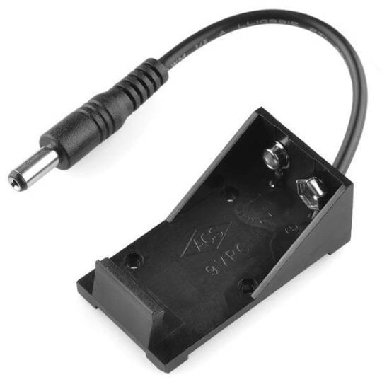 9V Batareya Yuvası (Barrel Jack Çıxışlı)