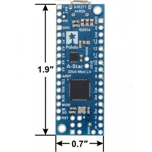 A-Star 32U4 Mini LV Təkmilləşdirmə Kartı - 3