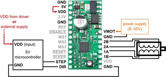 A4988 Gərginlik Regulyatorlu Step Motor Sürücü Kartı - 4