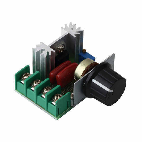AC 220V 2000W Motor Sürət İdarəetmə Kartı Dimmer - 1