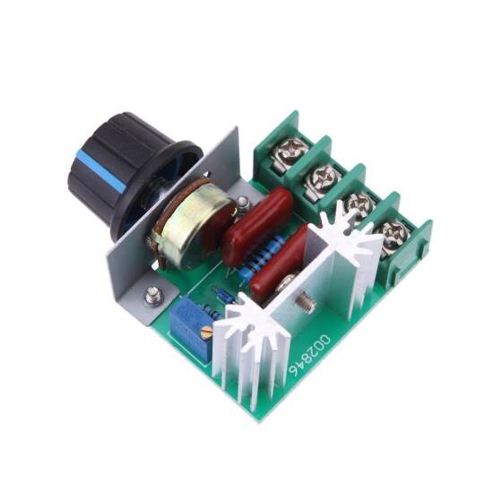 AC 220V 2000W Motor Sürət İdarəetmə Kartı Dimmer - 3