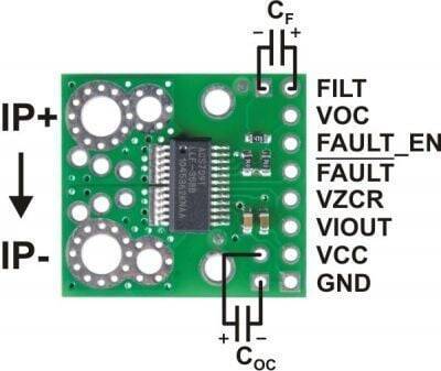 ACS709 Cərəyan Sensoru  -75 A ilə +75 A - 3