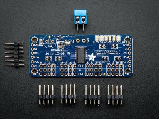 Adafruit PCA9685 16 Kanal I2C PWMServo Sürücü Kartı - 2
