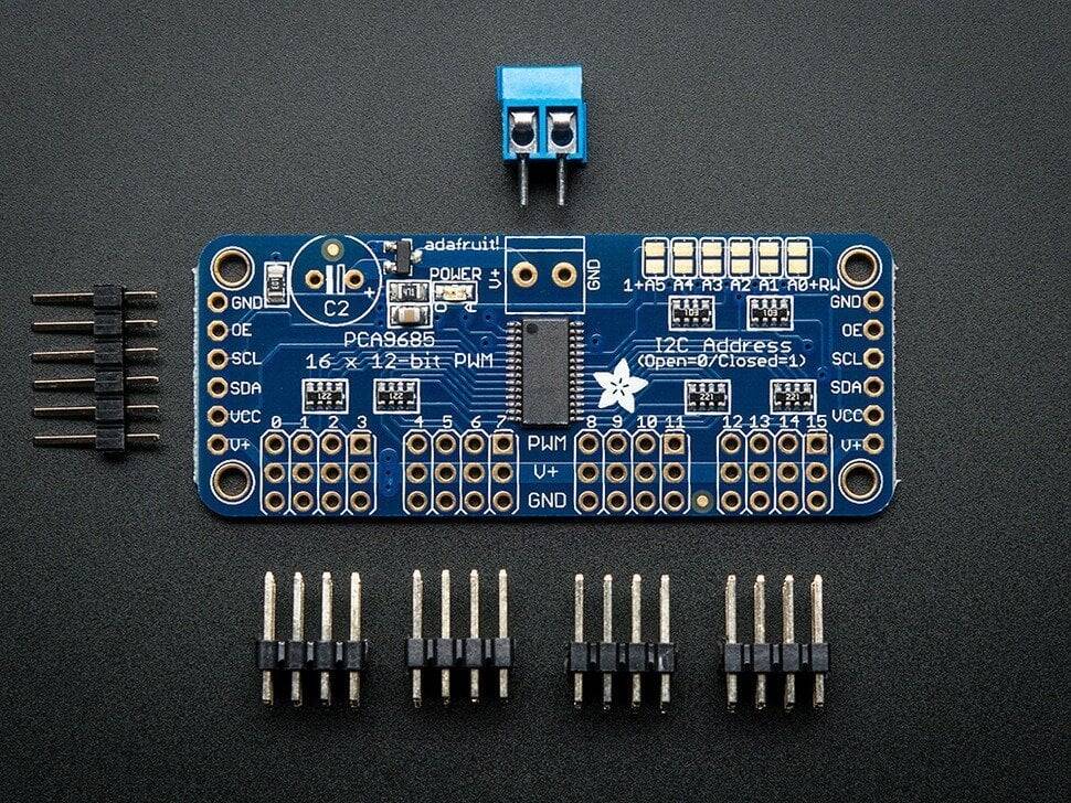 Adafruit PCA9685 16 Kanal I2C PWMServo Sürücü Kartı - 2