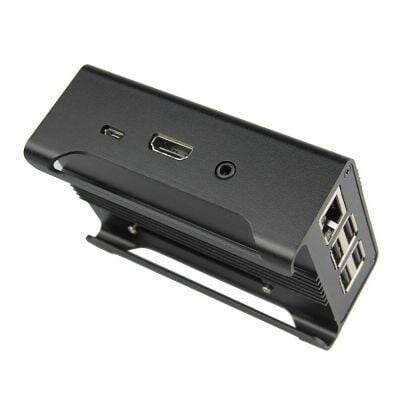 Alüminium Raspberry Pi B+23 Qutusu Boz - 2