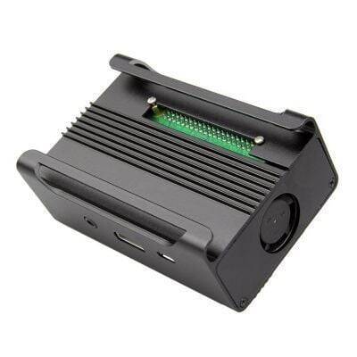 Alüminium Raspberry Pi B+23 Qutusu Qara - 3
