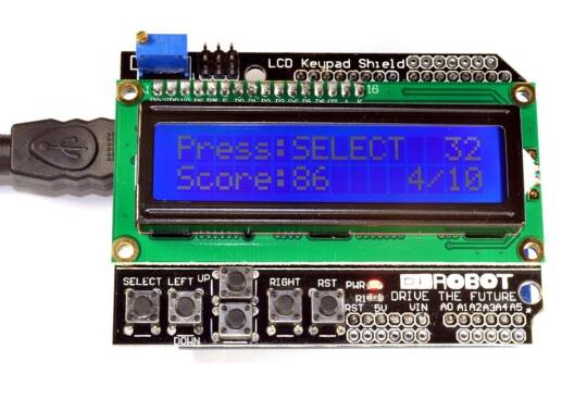 Arduino LCD ve Klaviatura Shield - 3