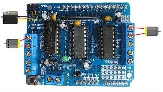 Arduino Mega 2560 R3 Proto Shield + Mini Breadboard - 4