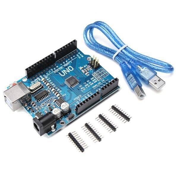 Arduino UNO R3 Klon + Kabel Hədiyyə (USB Chip CH340) - 4