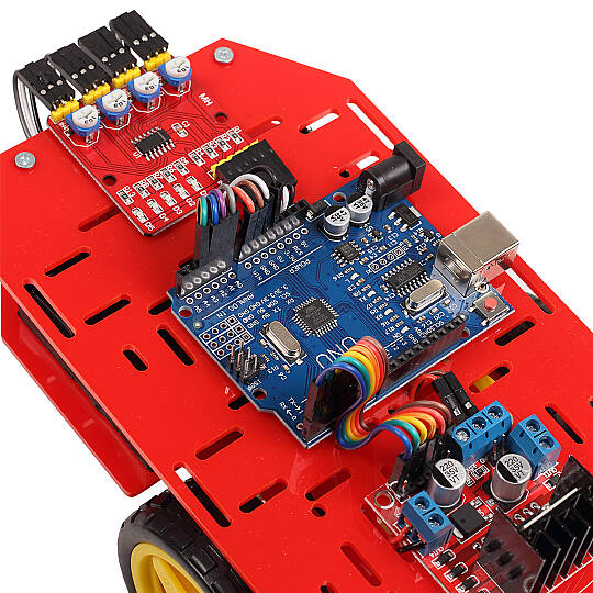 Arduino Xətt İzləyən Robot Dəsti - 4