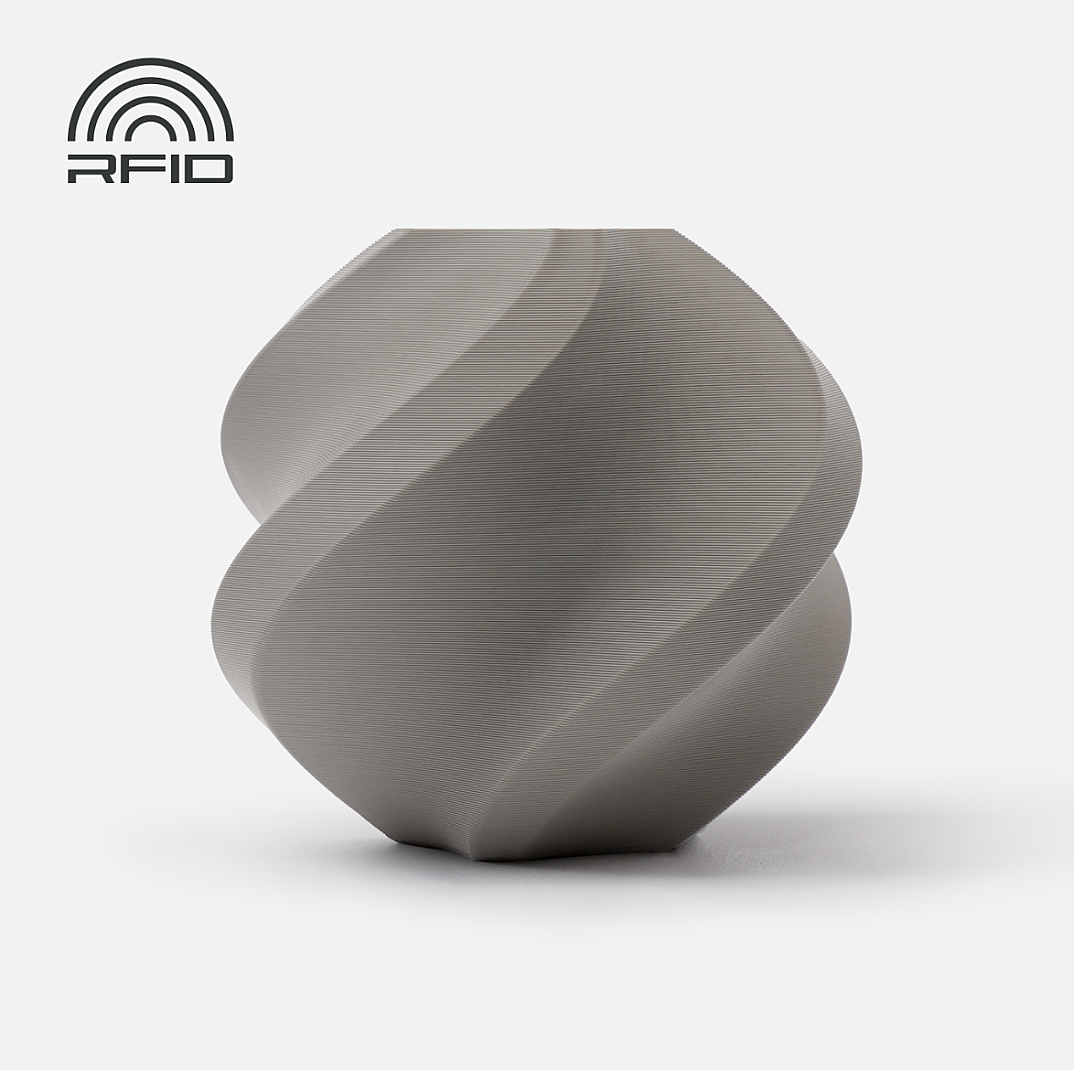 Bambu Lab PLA Basic Filament Boz - 1 kq - 1