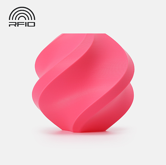 Bambu Lab PLA Basic Filament Parlaq Çəhrayı - 1 kq