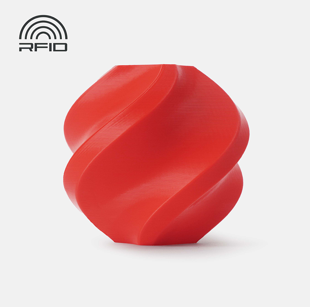 Bambu Lab PLA Basic Filament Qırmızı - 1 kq - 1