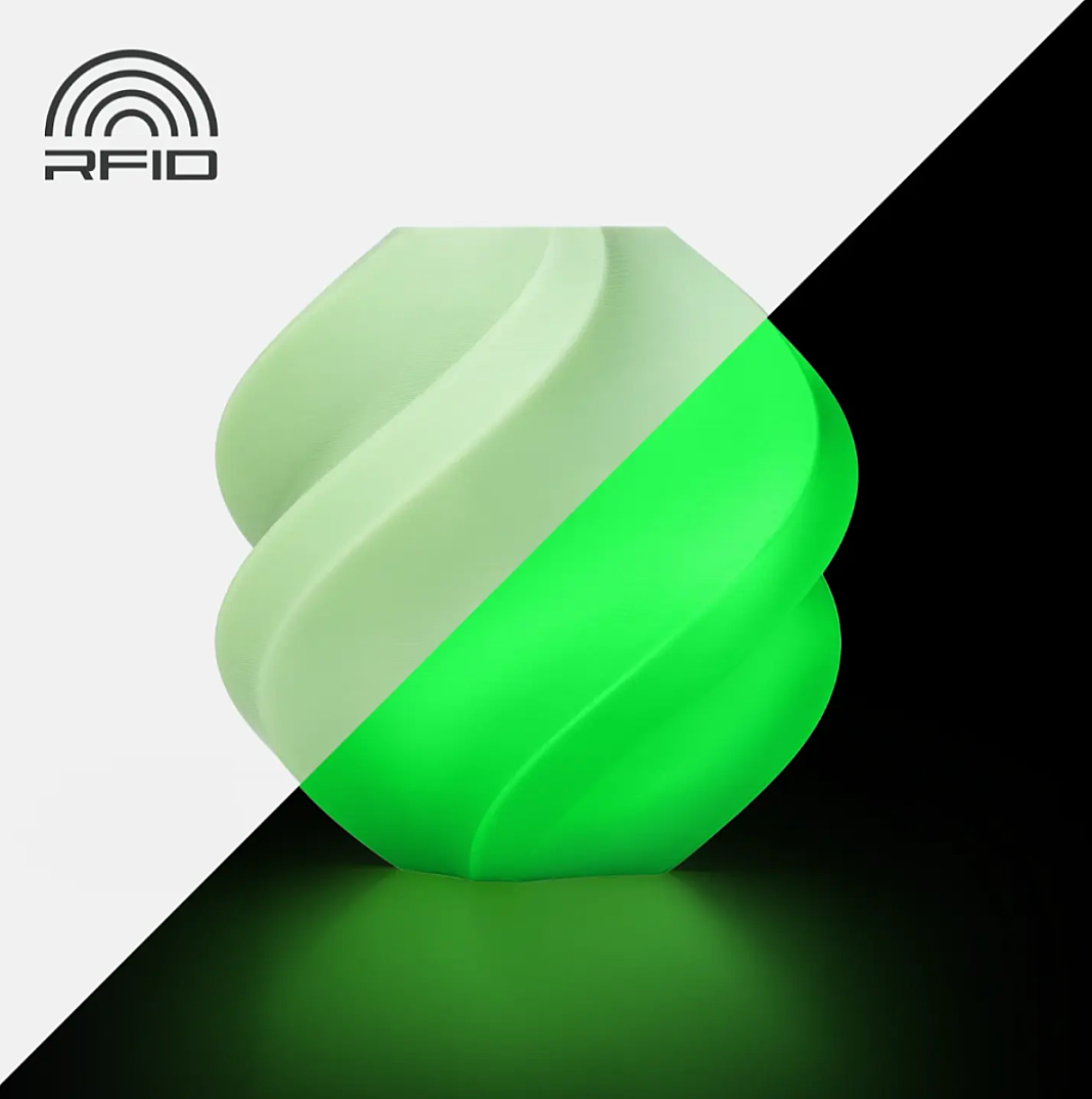 Bambu Lab PLA Filament Parlaq Yaşıl - 1 kq - 1
