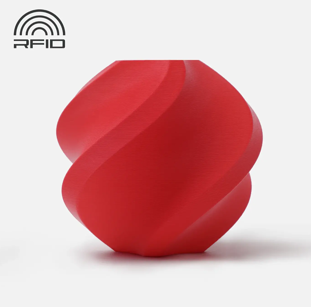 Bambu Lab PLA Matte Filament Al Qırmızı - 1 kq - 1