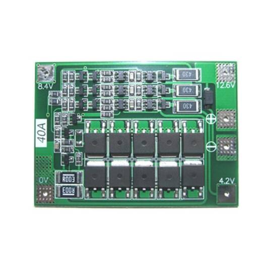 BMS Modul 3S 40A Li-Po Batareya Balans Şarj Dövrəsi - 2