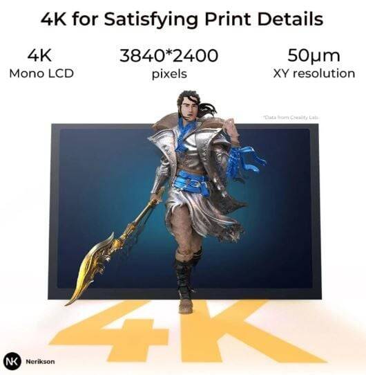 Creality Halot Play 8.9' 4K Reçineli SLA 3D Printer - 3