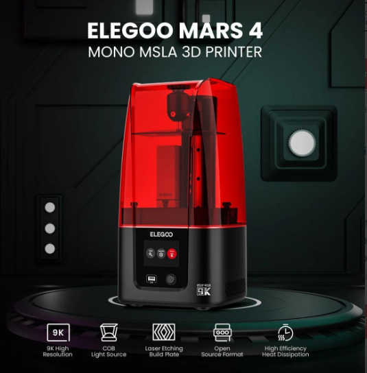 Elegoo Mars 4 9K Reçineli SLA 3D Printer - 2
