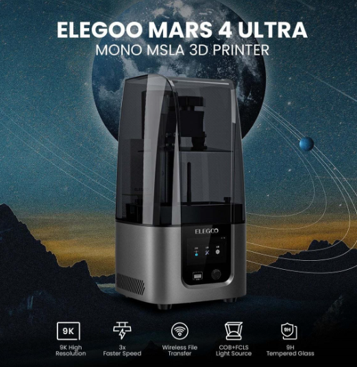 Elegoo Mars 4 Ultra Reçineli MSLA 3D Printer - 2