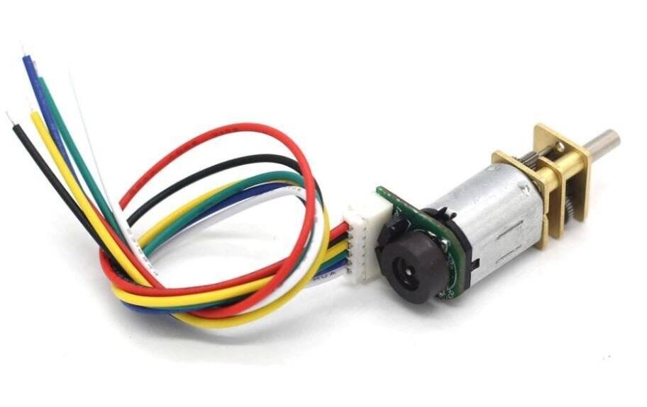 Enkoderli 6V 250 RPM Mikro DC Motor - 1