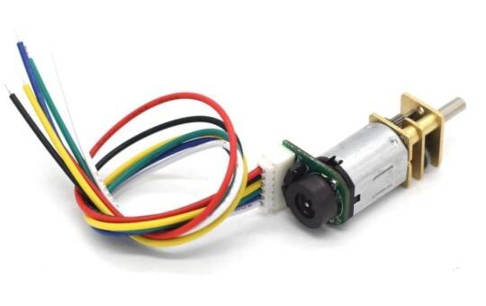 Enkoderli 6V 250 RPM Mikro DC Motor - 2