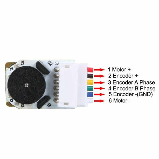 Enkoderli 6V 250 RPM Mikro DC Motor - 3