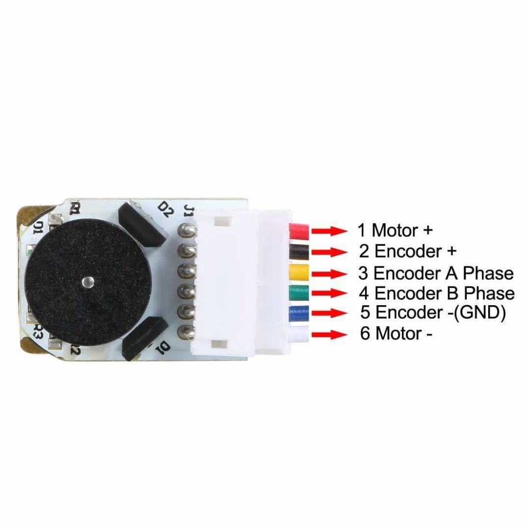 Enkoderli 6V 250 RPM Mikro DC Motor - 3