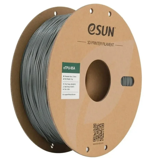 Esun eTPU-95A 1.75mm Filament Boz - 1 kq