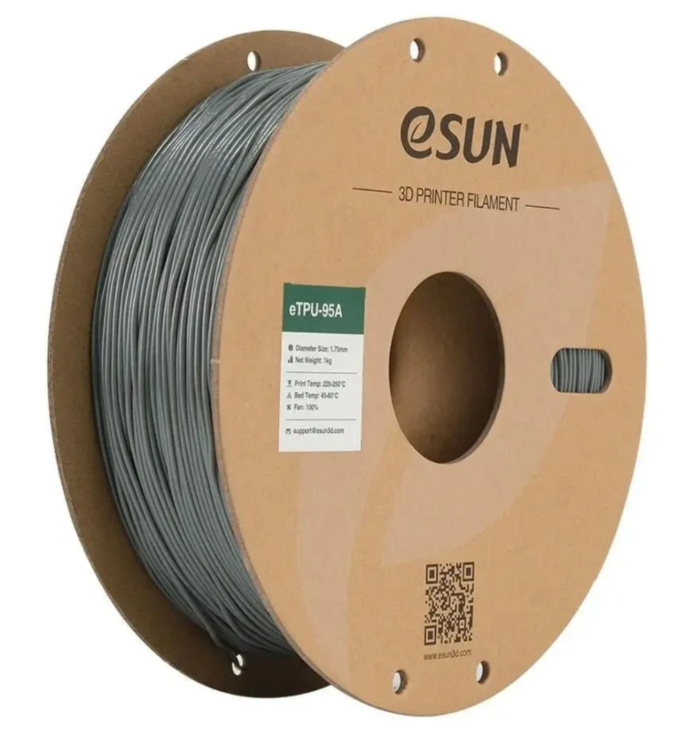 Esun eTPU-95A 1.75mm Filament Boz - 1 kq - 1