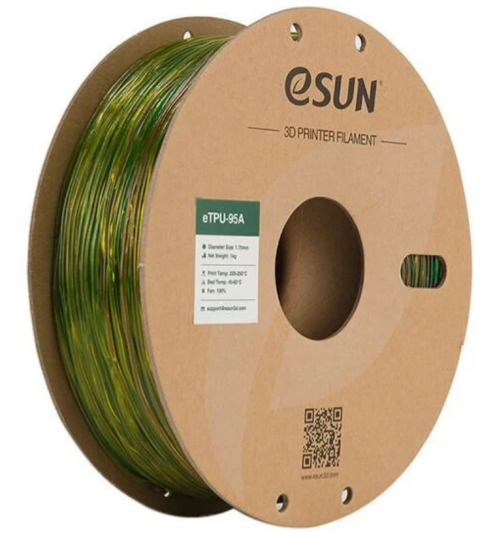 Esun eTPU-95A 1.75mm Filament Göyqurşağı Rəngi - 1 kq