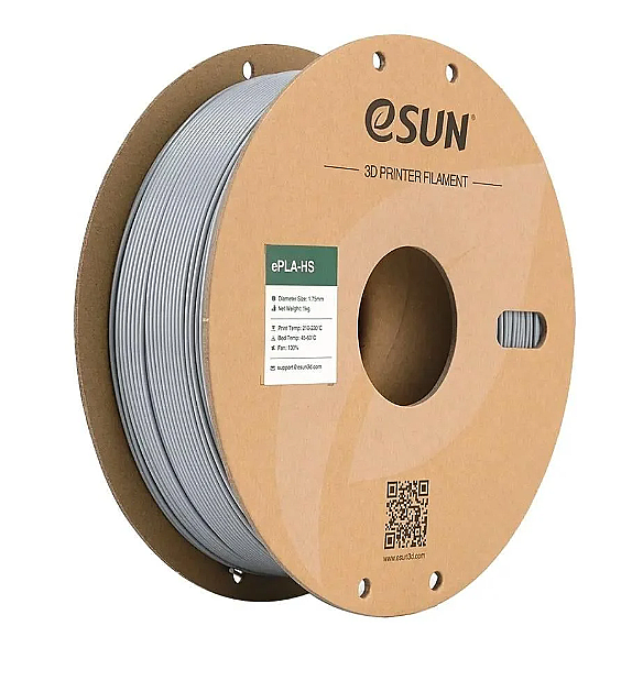 Esun Hyper PLA Plus 1.75mm Filament Boz - 1 kq - 1
