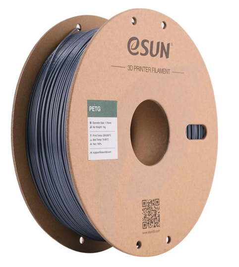 Esun PETG 1.75mm Filament Boz - 1 kq