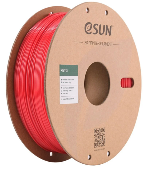 Esun PETG 1.75mm Filament Qırmızı - 1 kq
