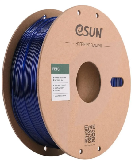 Esun PETG 1.75mm Filament Yarımşəffaf Mavi - 1 kq