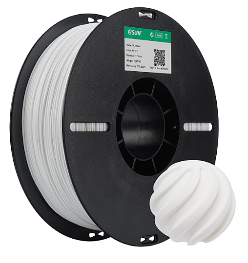 Esun PLA Basic 1.75mm Filament Ağ - 1 kq