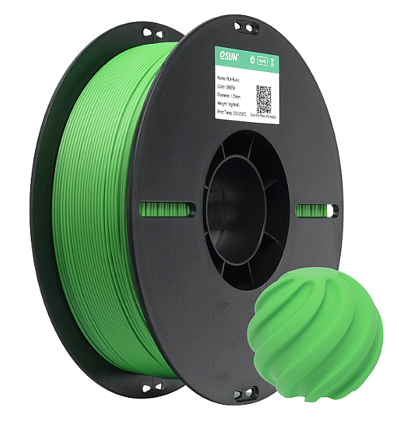 Esun PLA Basic 1.75mm Filament Yaşıl - 1 kq - 1