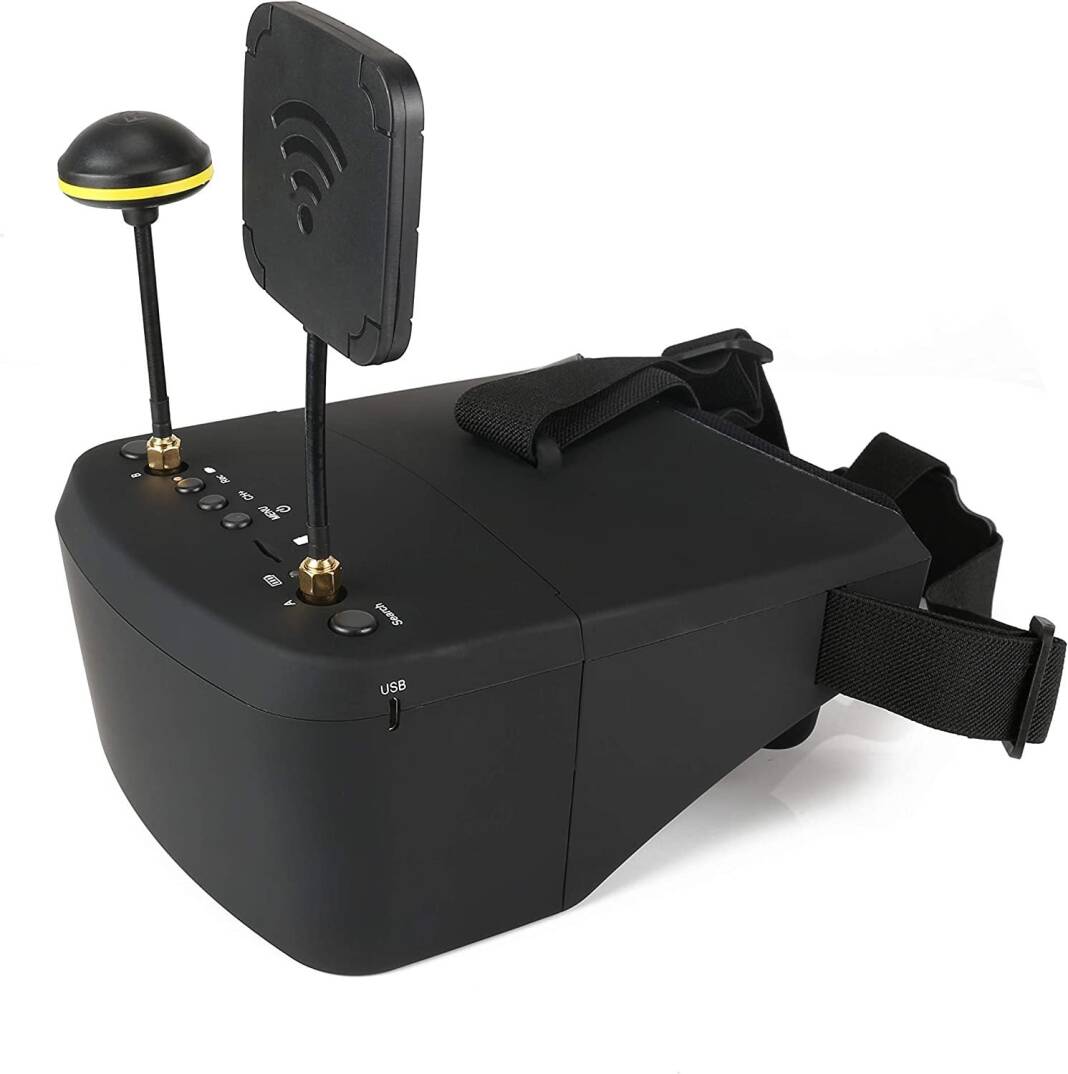 EV800D DVR 5.8G 40CH 5 İnçli FPV Gözlük - 1