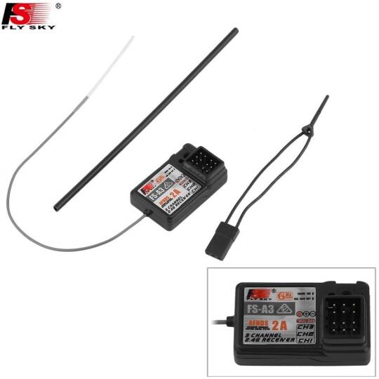 Flysky FS-A3 3 Kanal 2.4Ghz Alıcı - Receiver - 2
