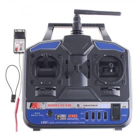 Flysky FS-T4B 2.4GHZ 4 Kanal Pult - 2