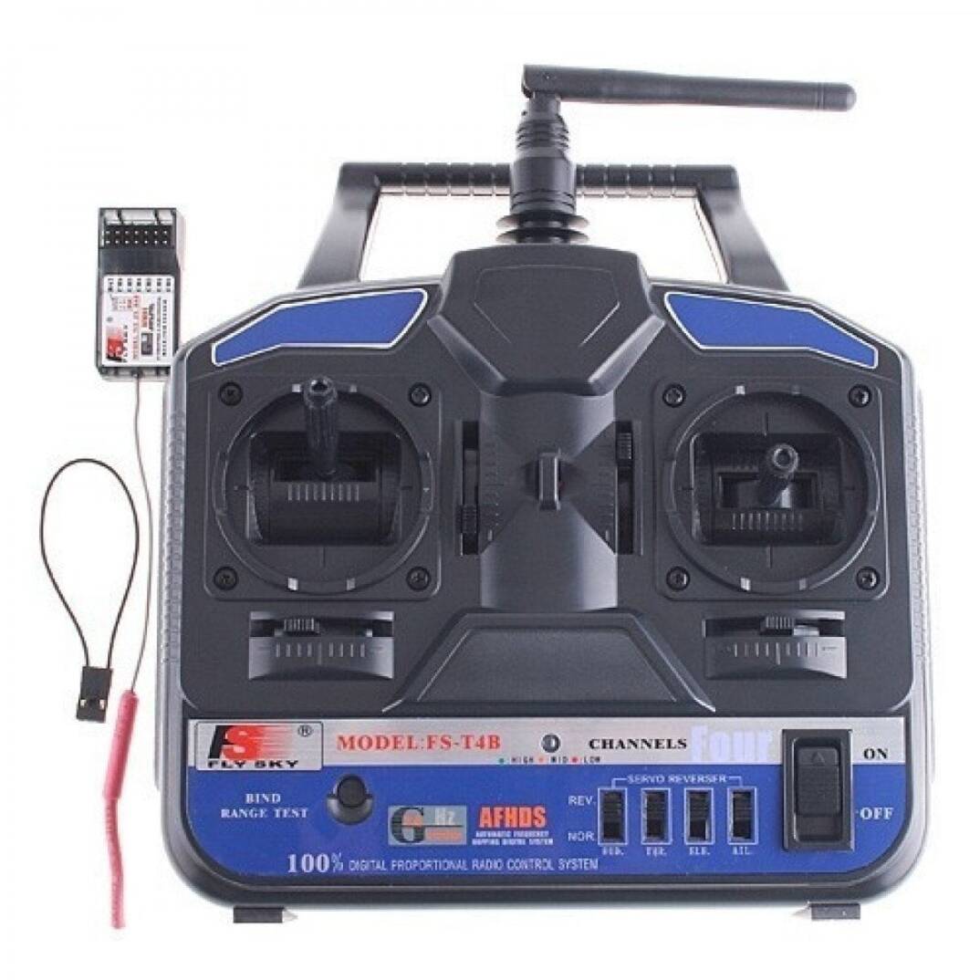 Flysky FS-T4B 2.4GHZ 4 Kanal Pult - 2