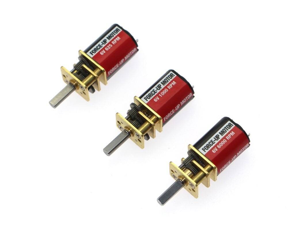 Force-Up 6V 1000 RPM Karbon Fırçalı DC Motor - 4