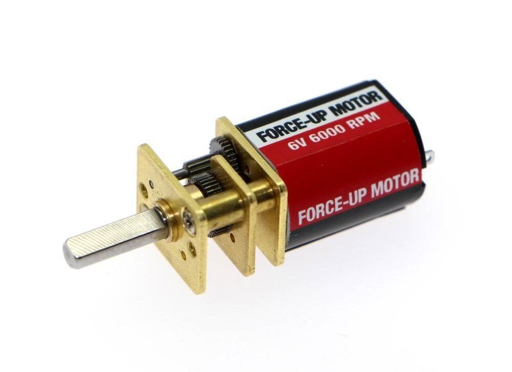 Force-Up 6V 6000 RPM Karbon Fırçalı DC Motor - 1