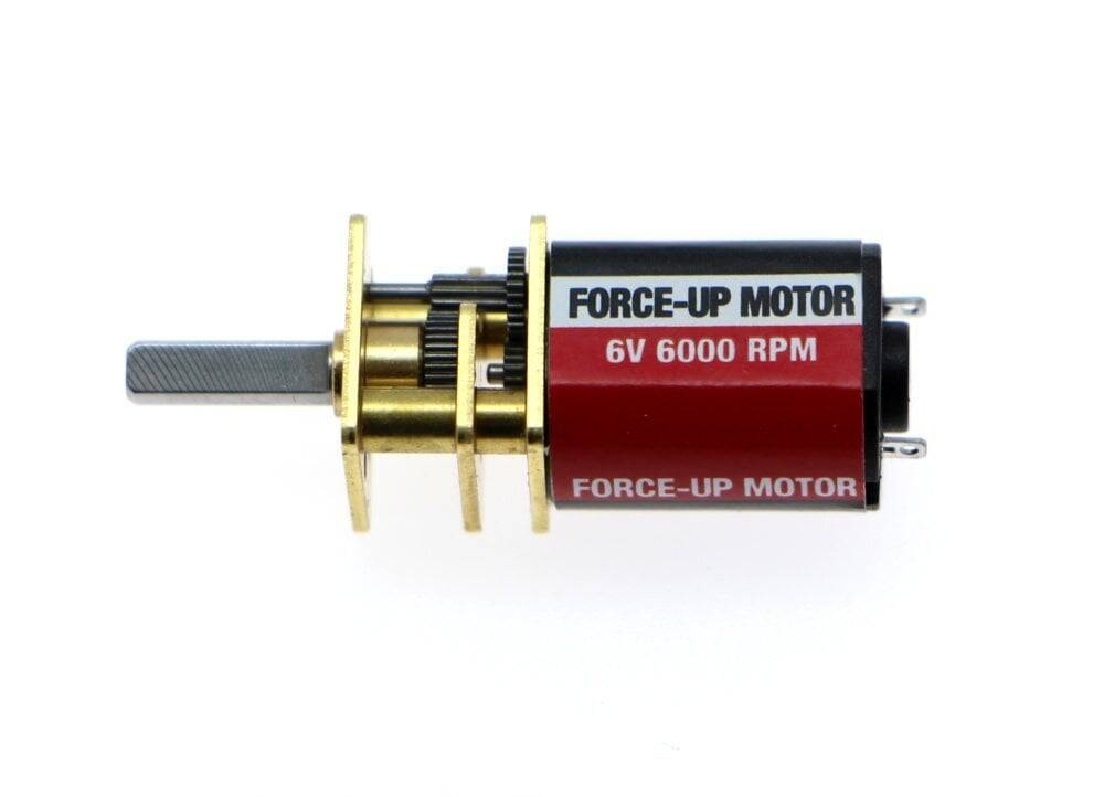 Force-Up 6V 6000 RPM Karbon Fırçalı DC Motor - 2