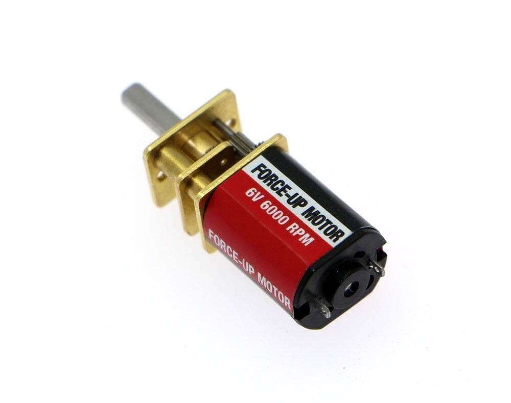 Force-Up 6V 6000 RPM Karbon Fırçalı DC Motor - 3