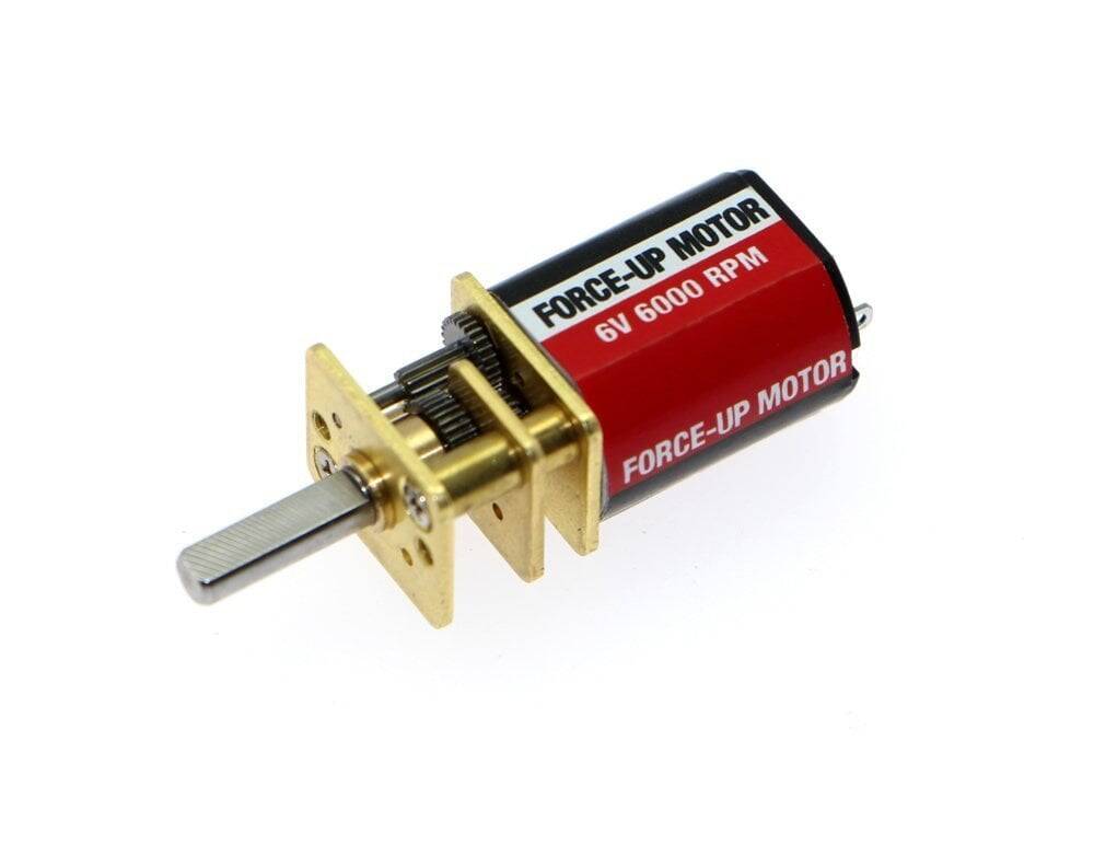 Force-Up 6V 6000 RPM Karbon Fırçalı DC Motor - 4