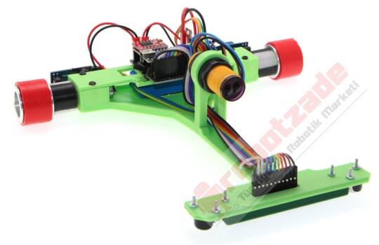 GinBot 2WD Xətt İzləyən Robot Dəsti Enkoderli - 4