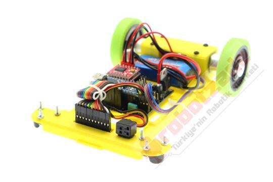 GinBot Sürətli Xətt İzləyən Robot Dəsti Enkoderli - 3